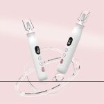 מכונת מקדחת ציפורניים 360° LED אור עם תצוגת LCD, מקדחה נטענת 10 מהירויות