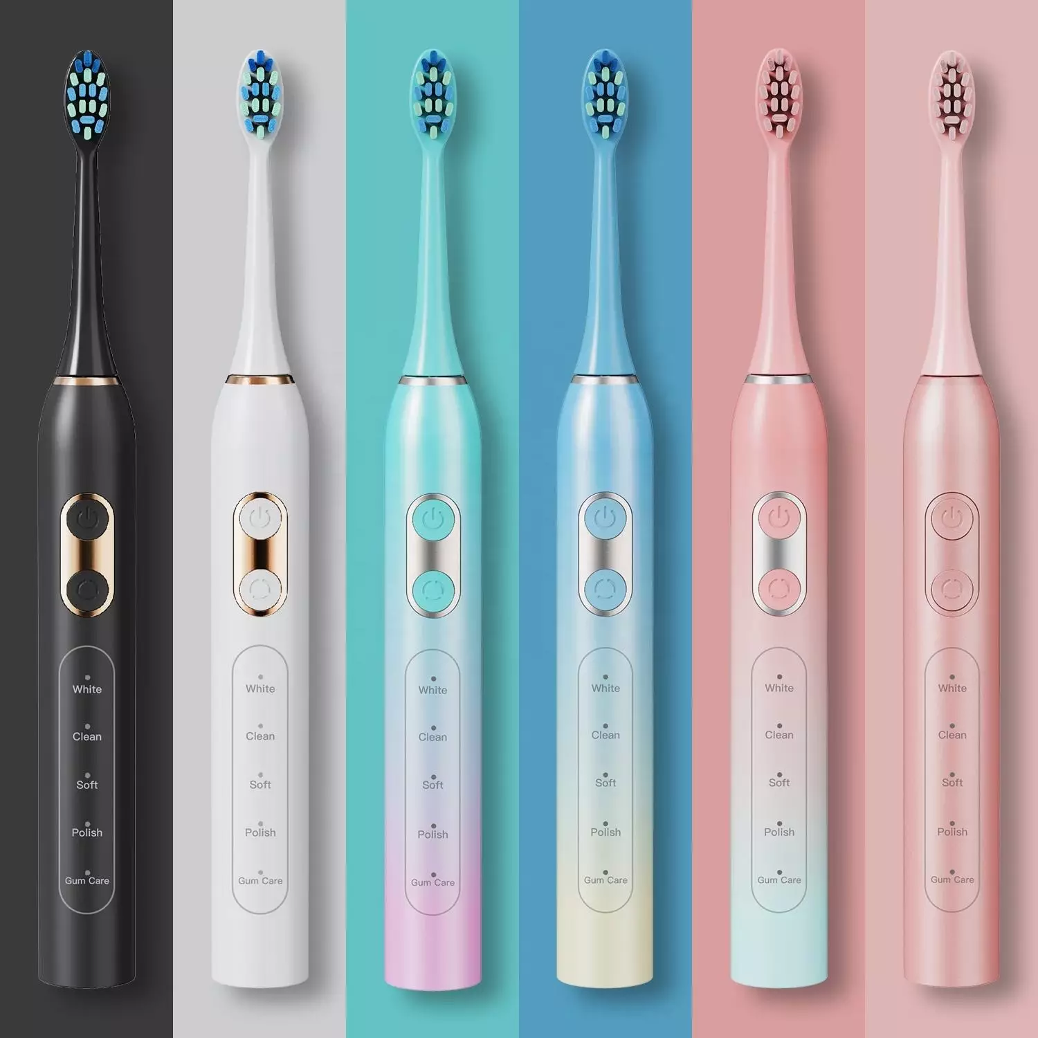 מברשת שיניים חשמלית מסוג USB נטענת IPX7 Sonic Adults לנסיעות