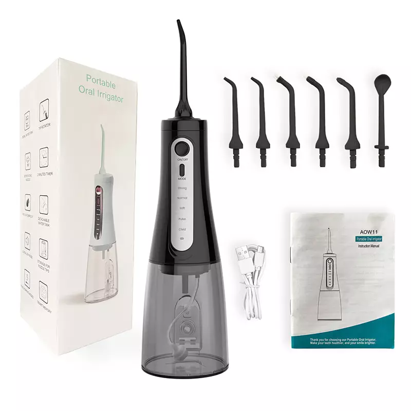 חמישה מצבי עבודה עם מיכל מים גדול בנפח של 350 מ"ל משקיית פה 7