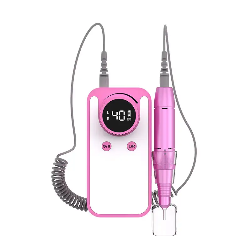 Portable Nail Drill 35000 RPM: Professional Electric Nail File for Acrylic Nails, Gel Removal and Salon Use